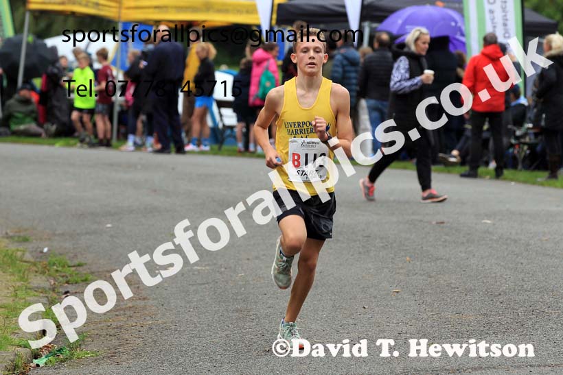 Boys under-15s 2023 Northern 6 and 4 Stage Relays and Youngsters, Birkenhead Park, Wirral.  Photo: David T. Hewitson/Sports for All Pics